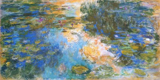 Early Monet Paintings: The Formative Years That Shaped Impressionism - The Water Lily Pond X by claude monet
