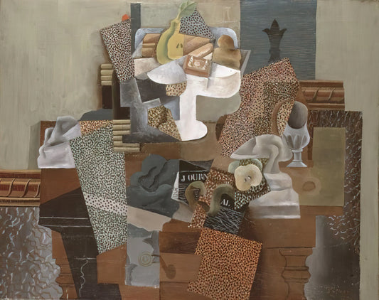 Early Pablo Picasso Paintings: The Formative Years of a Modern Master - Still Life with Compote and Glass - 1914 by Pablo Picasso