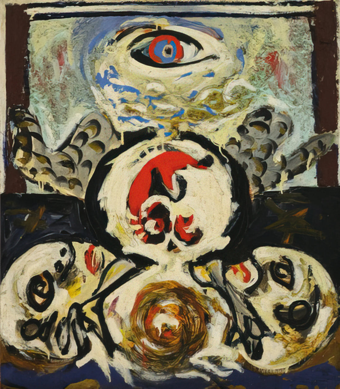 Edith Metzger Pollock: The Tragic Figure Behind Jackson Pollock's Legacy - BIRD 1941 by Jackson Pollock