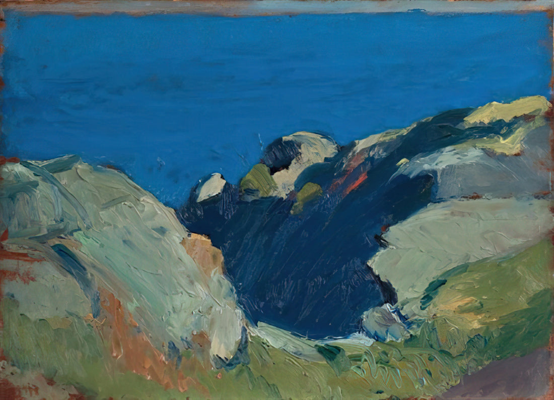 Edward Hopper Artworks: A Definitive Guide to the Master of American Solitude - Rocks and Sea by Edward Hopper