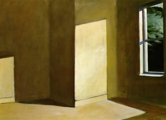 Edward Hopper Morning: The Quiet Drama of Light and Solitude in American Art - Sun in an Empty Room by Edward Hopper
