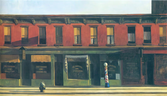Edward Hopper Nighthawks Framed Print: A Collector's Guide to the Iconic American Masterpiece - Early Sunday Morning by Edward Hopper