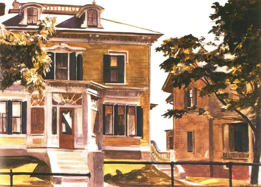 Edward Hopper Original: Understanding the Artist's Vision and Finding Authentic Prints - Davis House by Edward Hopper