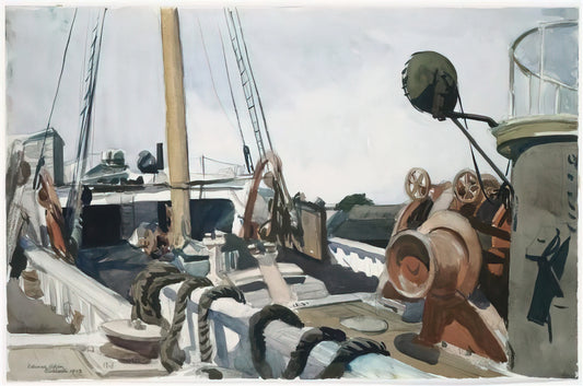 Edward Hopper & Pop Art: An Unlikely Artistic Dialogue - Deck of a Beam Trawler, Gloucester by Edward Hopper