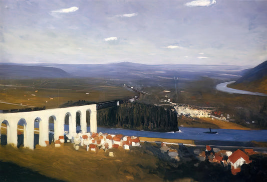Edward Hopper at the Whitney Museum of American Art: A Definitive Collection - Valley of the Seine by Edward Hopper