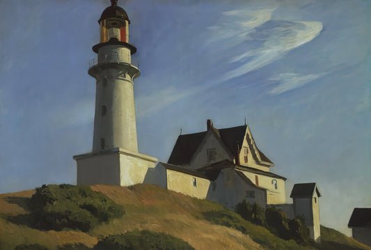 Edward Hopper's Nighthawks: The Iconic Painting That Defined American Solitude - Lighthouse at Two Lights by Edward Hopper