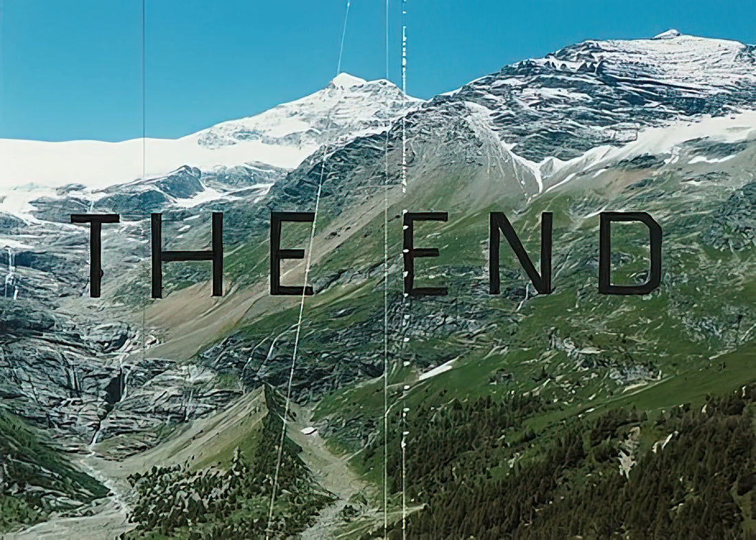 Edward Ruscha Paintings: The Poetic Minimalism of American Signs and Words - THE END 87 2010 by Edward Ruscha