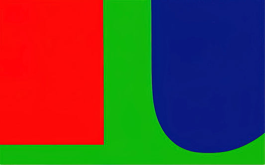 Ellsworth Kelly Exhibition: A Journey Through Color, Form, and Minimalist Mastery - Red Blue Green by Ellsworth Kelly