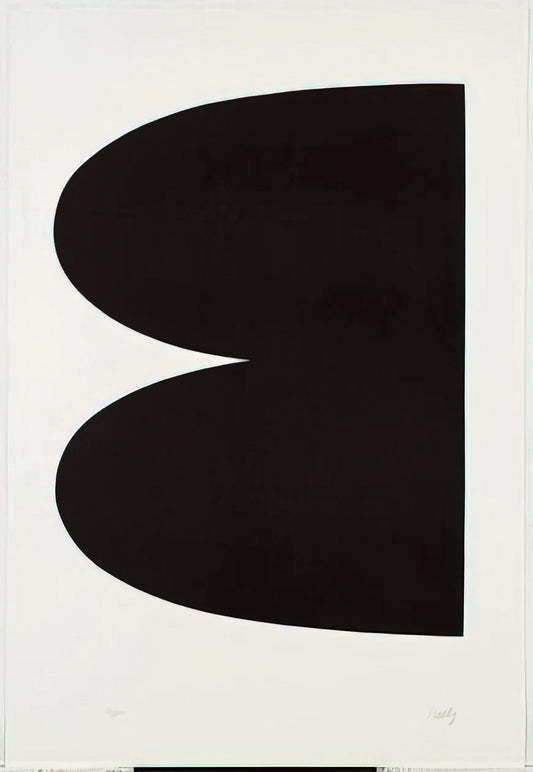 Ellsworth Kelly Postcards: The Artist's Intimate Graphic Works and How to Collect Them - Black from Suite of Twenty-Seven Color Lithographs by Ellsworth Kelly