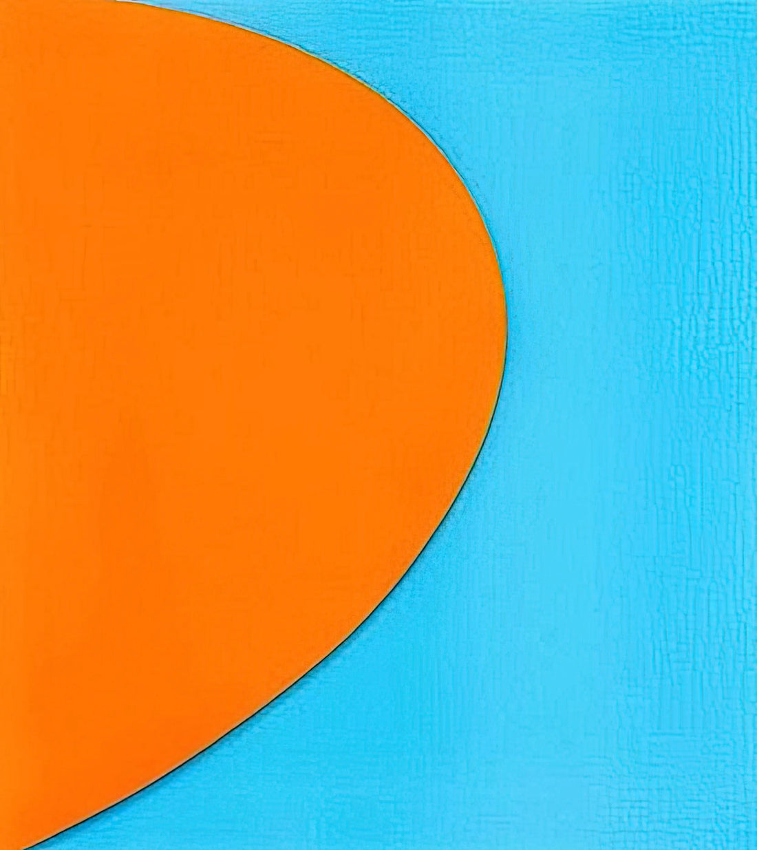 Ellsworth Kelly at the Rijksmuseum: A Master of Color and Form in Modern Art - Orange Relief with Blue by Ellsworth Kelly