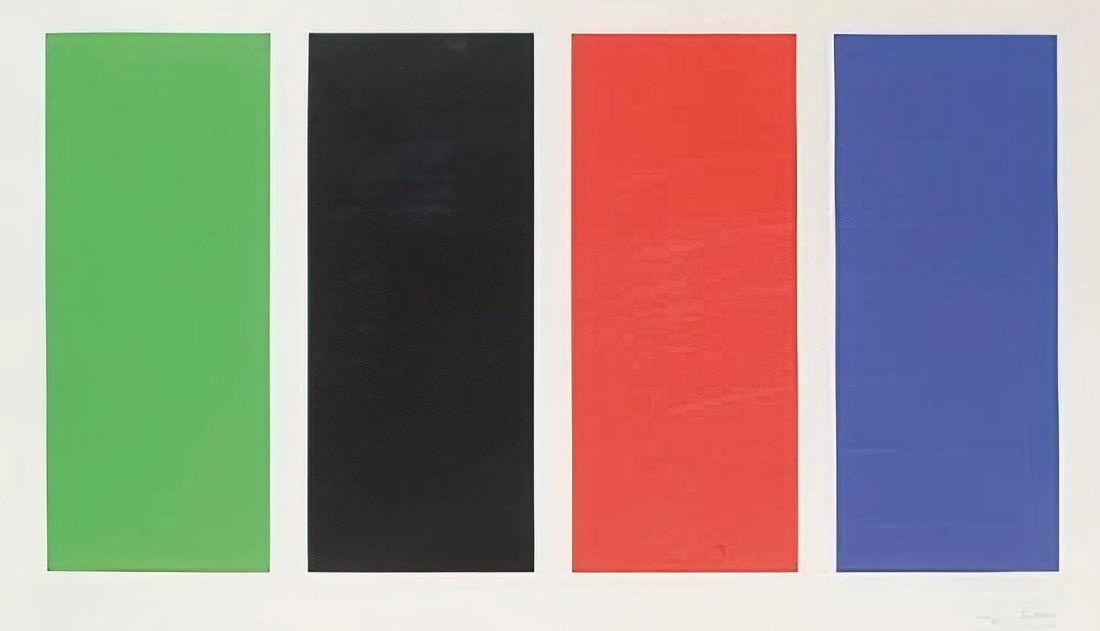 Ellsworth Kelly's Gemini Gel: The Master's Exploration of Color, Form, and Perception - Four Panels by Ellsworth Kelly