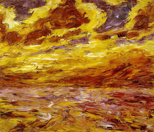 Emil Nolde Prints: The Vibrant Legacy of German Expressionism - Autumn Sea VII by Emil Nolde