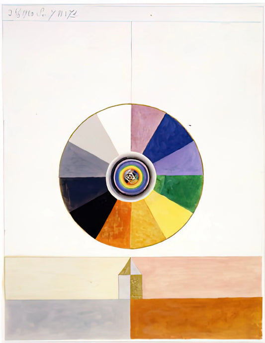 Emma Kunz and Hilma Af Klint: Visionary Pioneers of Spiritual Abstraction - SERIES VII NO 7D 1920 by Hilma af Klint