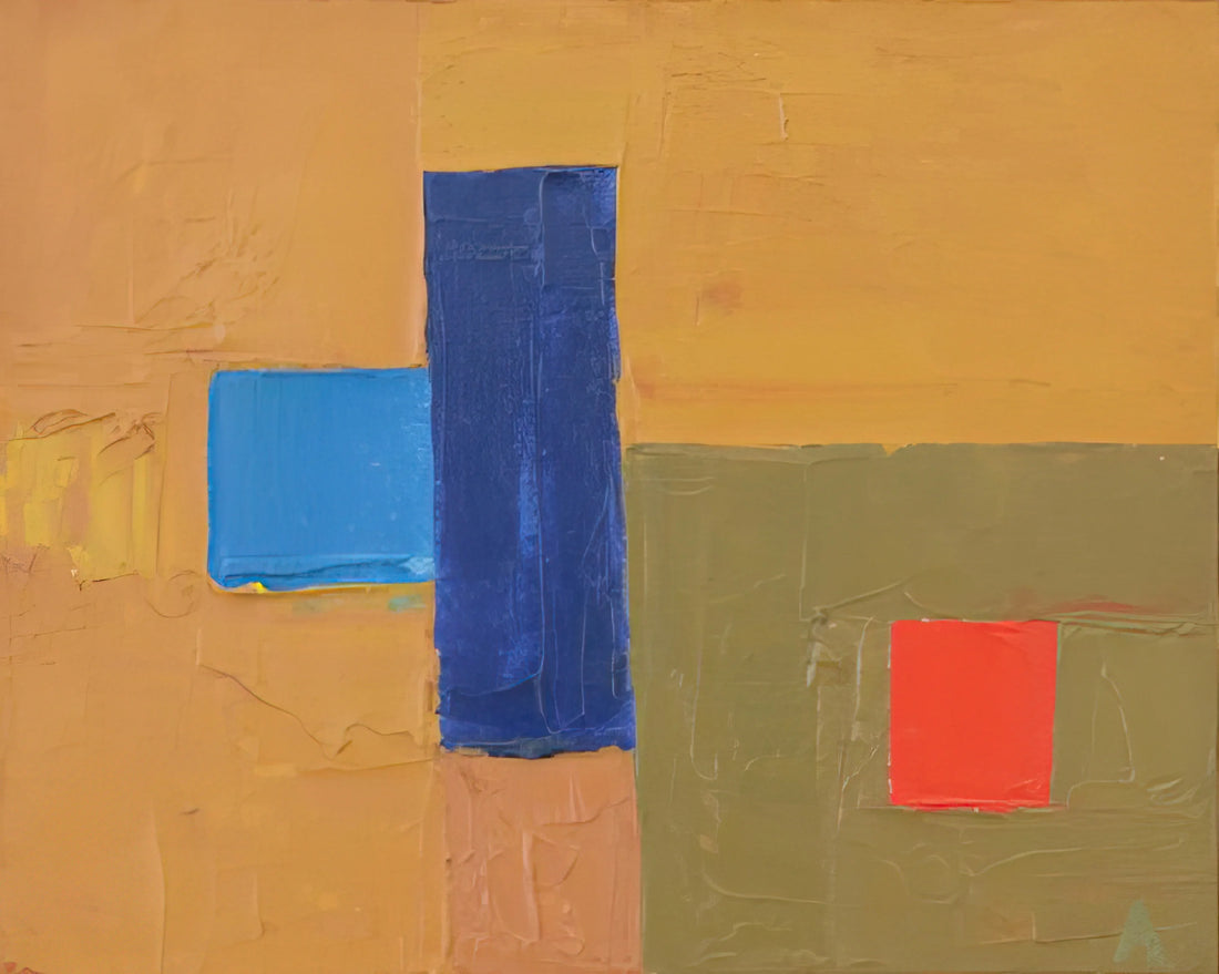 Etel Adnan Nightboat: A Journey Through Color, Memory, and Poetic Abstraction - Untitled - 2000 by Etel Adnan