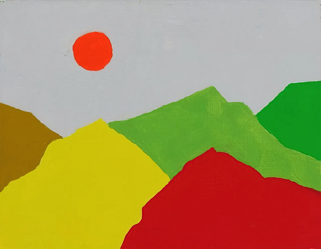 Etel Adnan Price Guide: Understanding the Value of Her Art Prints and Paintings - Untitled - 2013 by Etel Adnan