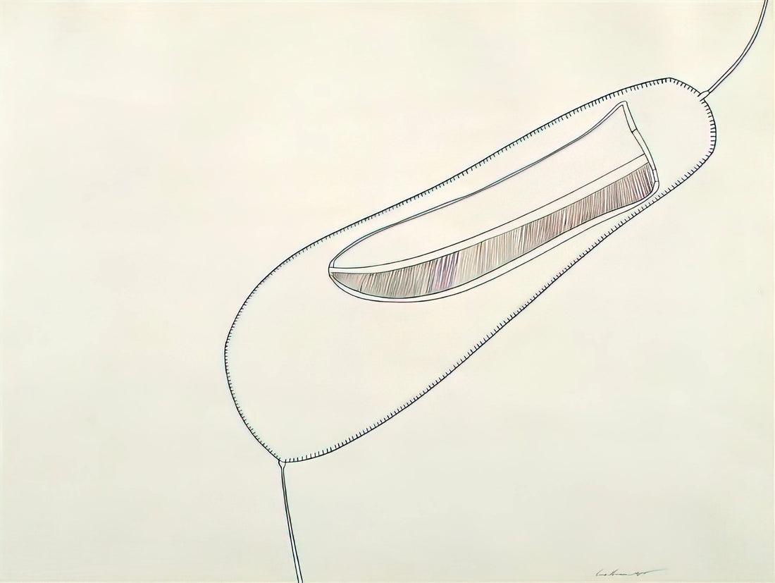 Eva Hesse Painting: Exploring the Radical Materiality of Post-Minimalism - UNTITLED 1965 1 by Eva Hesse