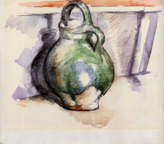 Exploring Paul Cézanne's Famous Paintings: A Journey into Modern Art's Foundations - The Green Pitcher by Paul Cézanne