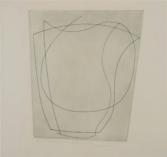 Exploring the Geometric Poetry of a Ben Nicholson Framed Canvas Print - Rafael - 1967 by Ben Nicholson