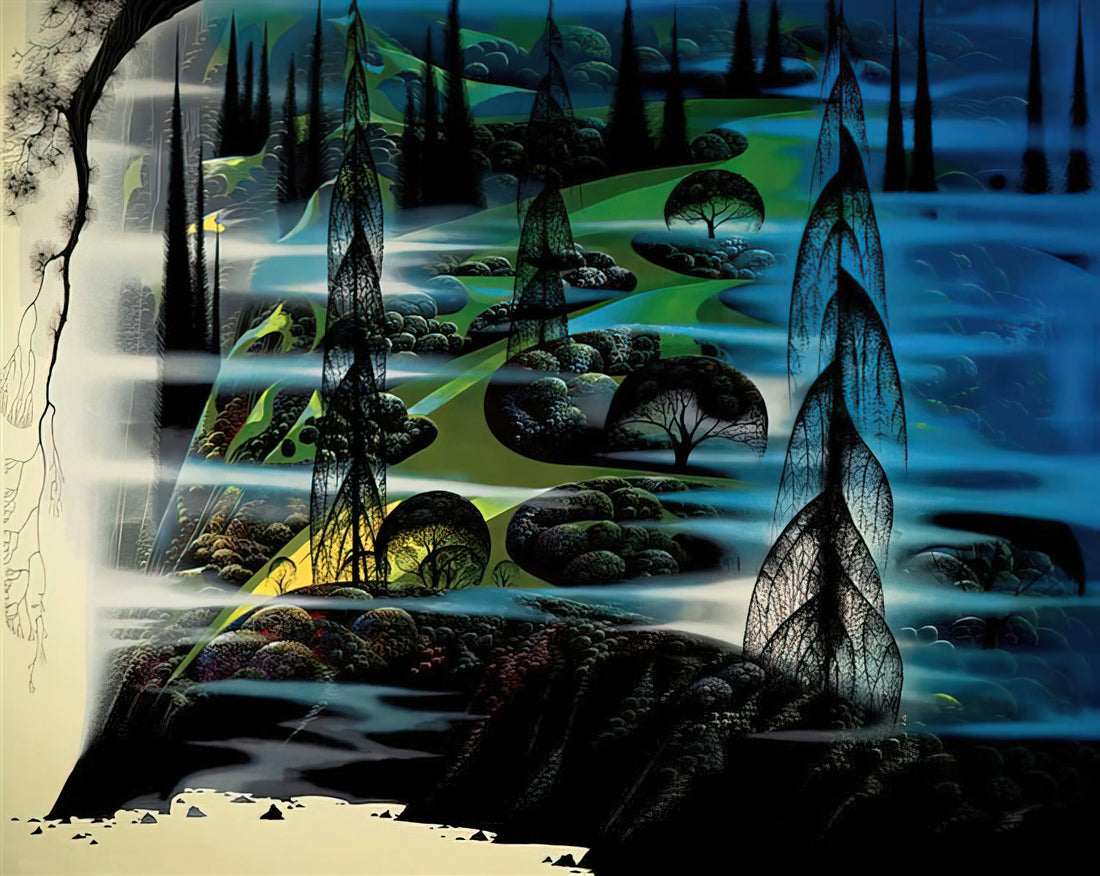 Eyvind Earle Prints & Posters: A Collector's Guide to the Disney Legend's Iconic Art - Beauty Beyond Believing by Eyvind Earle