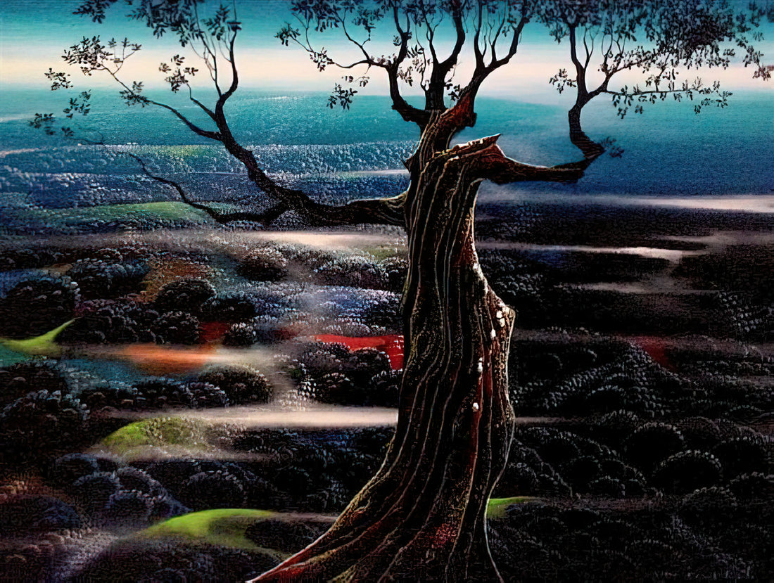 Eyvind Earle Reproductions: The Definitive Guide to Collecting His Iconic Art Prints - Wild Valley by Eyvind Earle