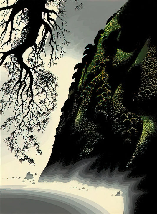 Eyvind Earle: The Disney Artist Who Redefined Animation and Fine Art - Little Big Sur by Eyvind Earle