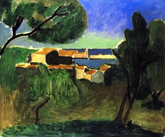 Famous Matisse Prints: A Curator's Guide to the Master's Most Iconic Works - LANDSCAPE AT COLLIOURE III 1907 by Henri Matisse