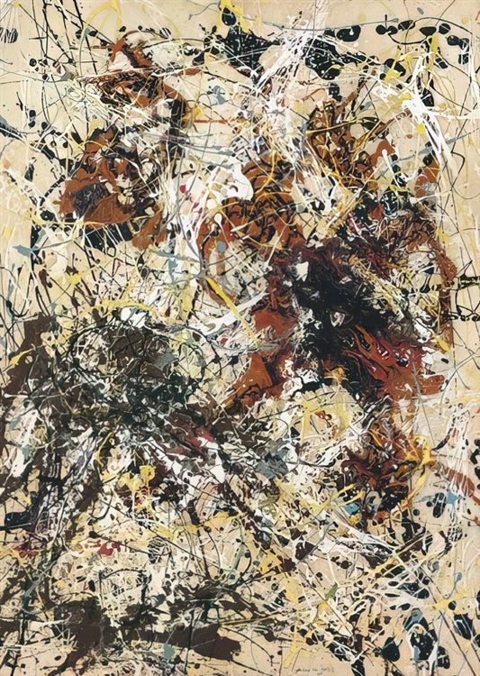 Famous Painting Splatter Paint: The Revolutionary Technique of Jackson Pollock - NUMBER 12 1949 by Jackson Pollock