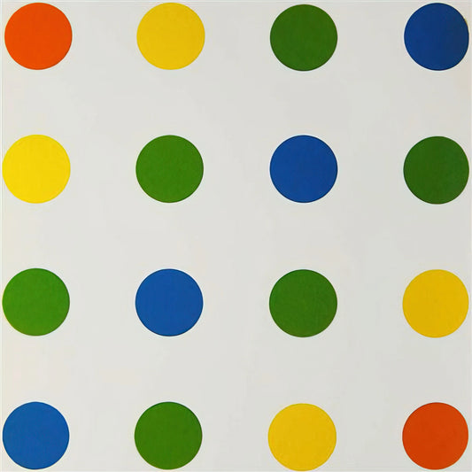 François Morellet Reproductions: A Guide to Owning Geometric Abstraction - Bleu-Vert-Jaune-Orange - 1954 by Francois Morellet