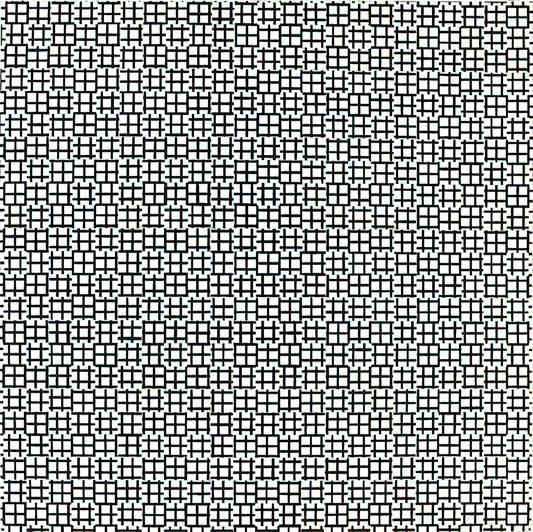 François Morellet: The Radical Pioneer of Geometric Abstraction and Conceptual Art - Untitled Verticals and Horizontals - 1970 by Francois Morellet
