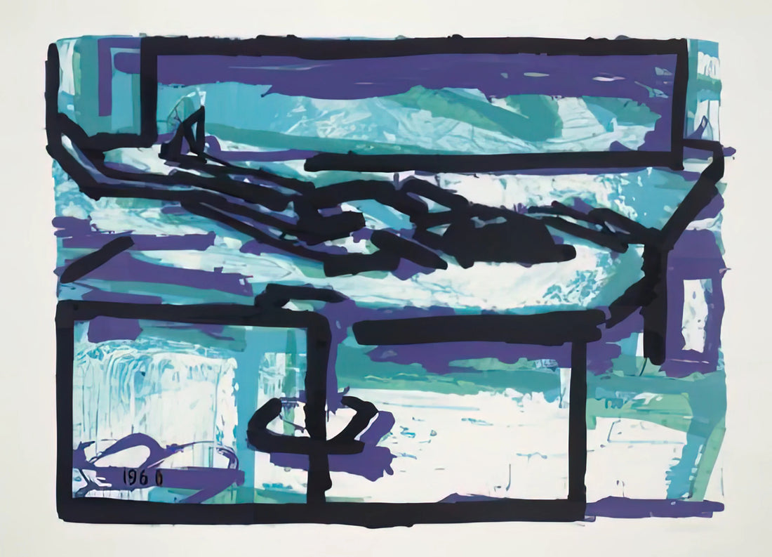 Frank Auerbach Painting: The Raw Power of Post-War Expressionism - RECLINING FIGURE I by Frank Auerbach