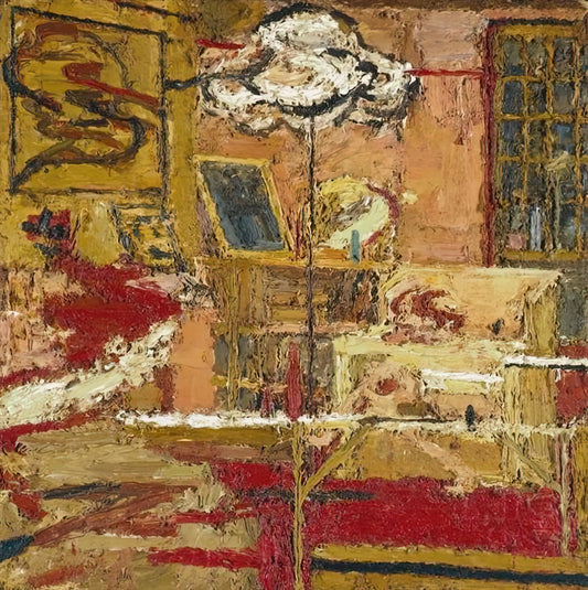Frank Auerbach Portraits: The Raw, Physical Intensity of Post-War British Figuration - THE SITTING ROOM by Frank Auerbach