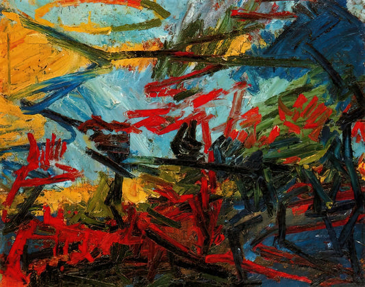 Frank Auerbach at Marlborough Fine Art: A Legacy of Post-War British Painting - BACCHUS AND ARIADNE by Frank Auerbach