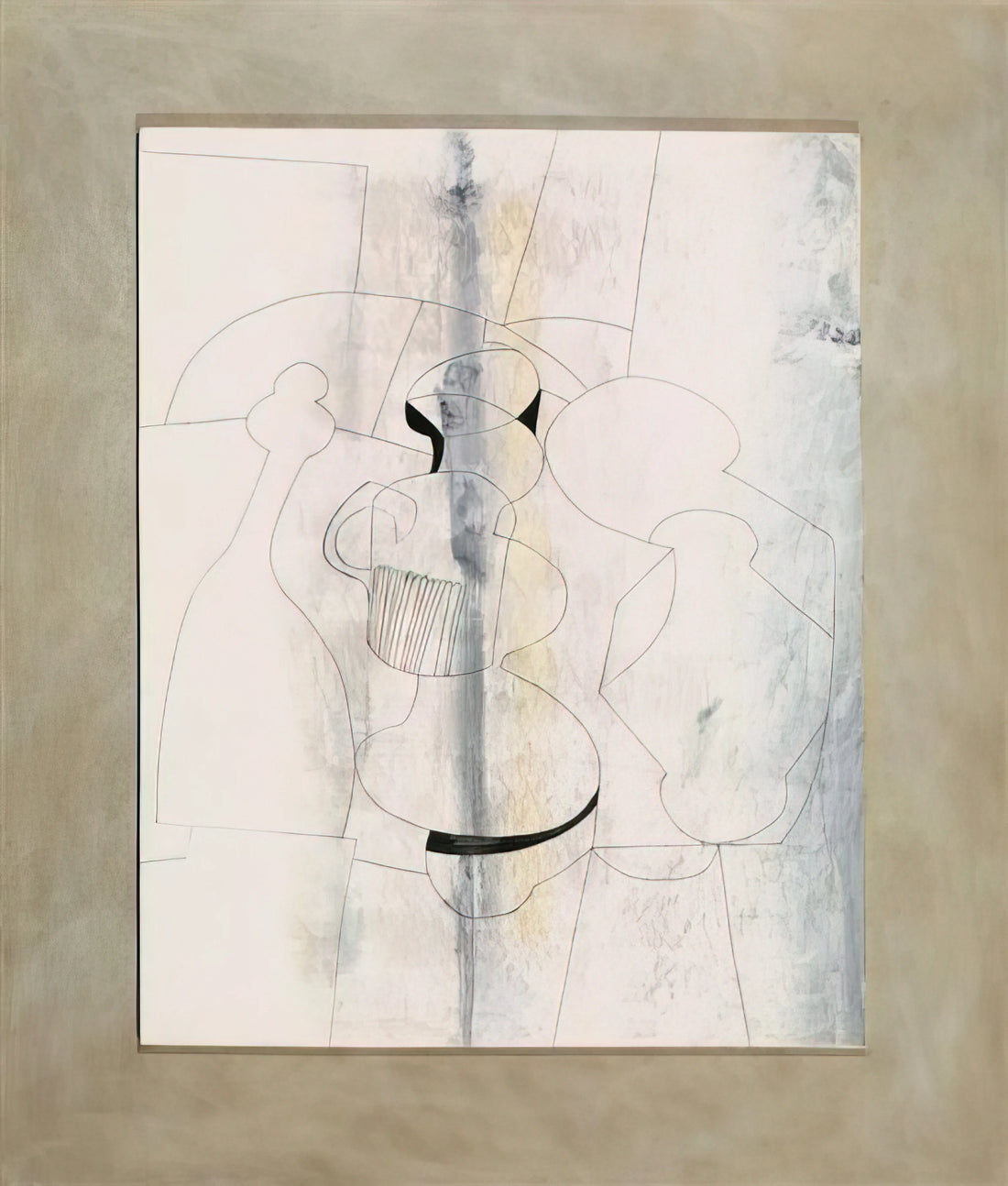 Fred Murray and Ben Nicholson Painting: A Collector's Guide to Modern British Abstraction - 20 April 1979 vertical stripe - 1979 by Ben Nicholson