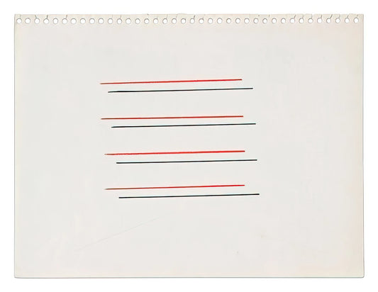 Fred Sandback: The Minimalist Sculptor Who Redefined Space with String - Untitled - 1971 by Fred Sandback