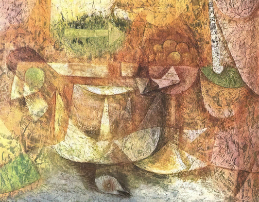 Full Moon by Paul Klee: A Celestial Masterpiece of Symbolism and Modernism - STILL LIFE WITH DOVE 1931 by Paul Klee