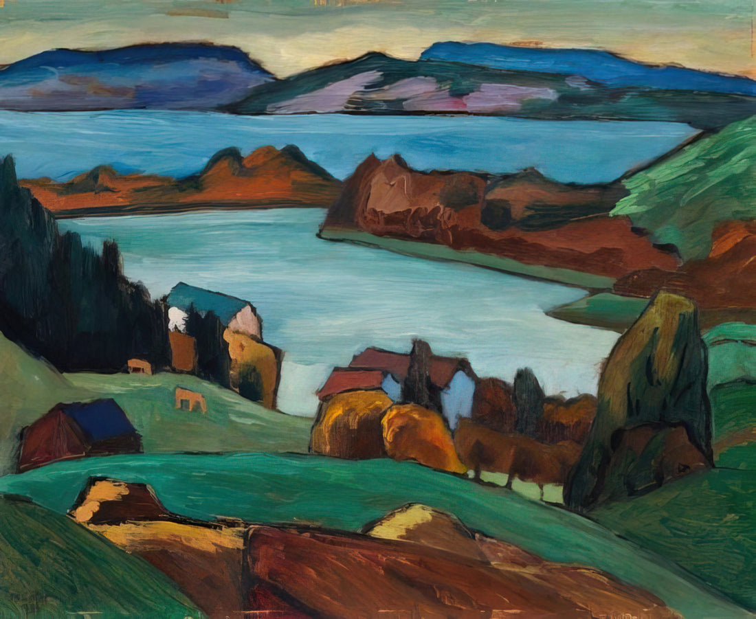 Gabriele Münter, Kandinsky and Erma Bossi: The Forgotten Women of Der Blaue Reiter - STAFFELSEE 1934 by Gabriele Munter