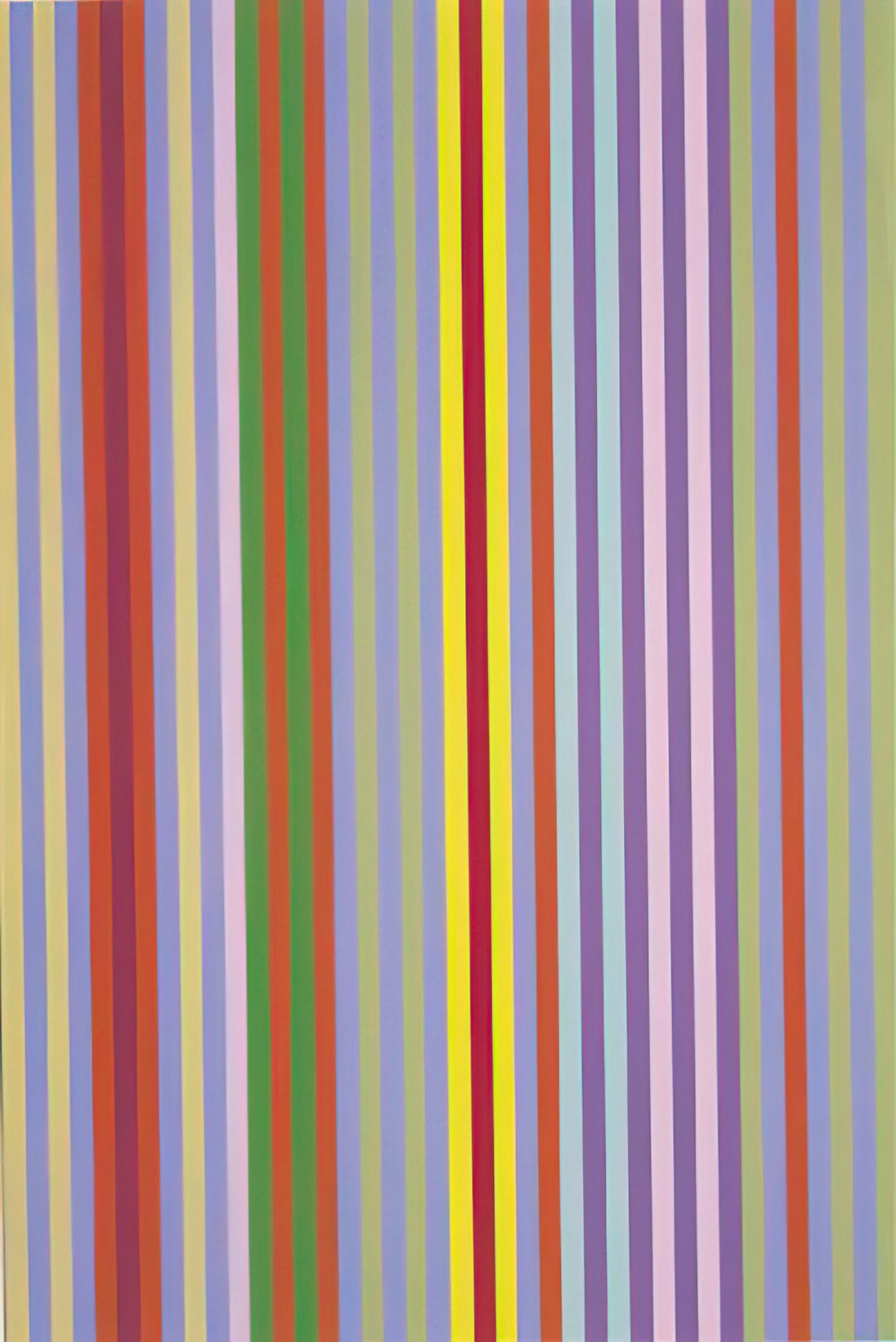 Gene Davis Lithograph: A Deep Dive into the Striped Master's Printmaking Legacy - Sweet Carburetor - 1969 by Gene Davis