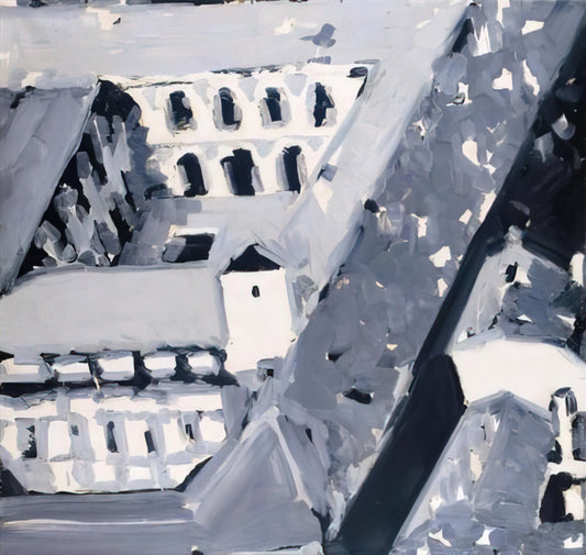 Gerhard Richter Candle Print: A Masterpiece of Photorealistic Ambiguity - TOWNSCAPE M5 1968 by Gerhard Richter