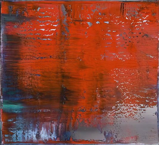Gerhard Richter's Photorealistic Paintings: The Blurred Boundary Between Photography and Painting - ABSTRACT PAINTING 805 4 by Gerhard Richter