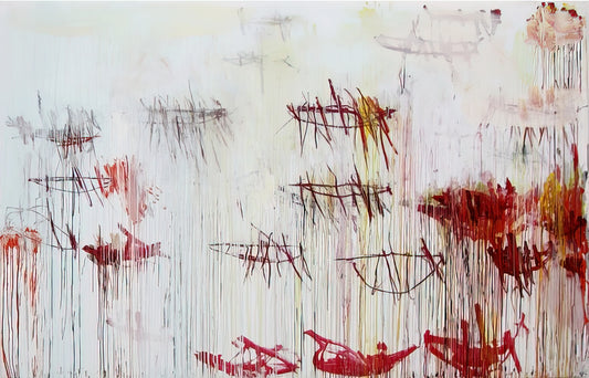 Getty Museum Cy Twombly: A Curator's Guide to the Artist's Legacy and Prints - Lepanto, Part IX by Cy Twombly