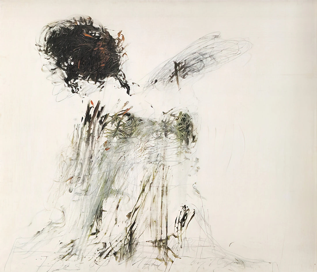 Getty Museum Twombly: A Curator's Guide to Cy Twombly's Masterpieces in Los Angeles - Ides of March by Cy Twombly