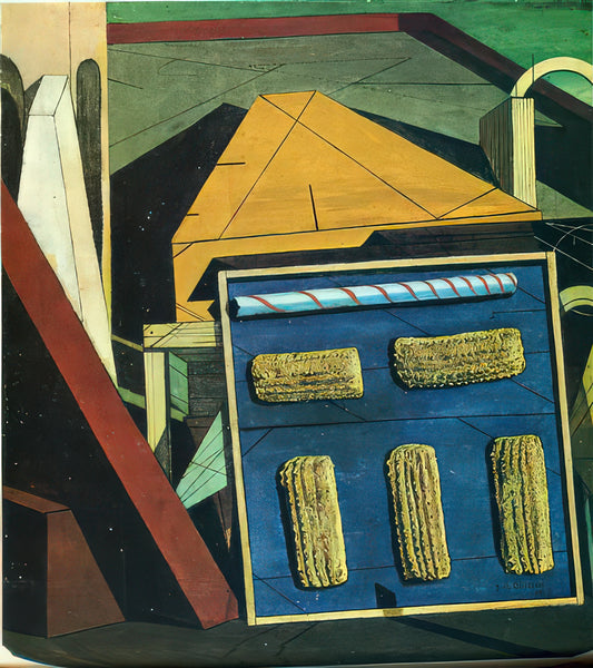 Giorgio de Chirico Acrylic Print: A Collector's Guide to Surrealist Masterpieces - THE GENTLE AFTERNOON 1916 by Giorgio de Chirico