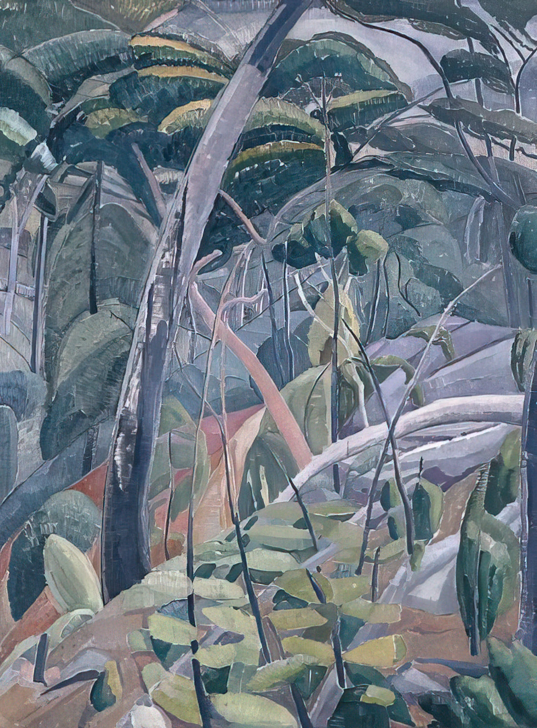 Grace Cossington Smith Reproductions: Capturing the Radiance of Australian Modernism - The gully - 1928 by Grace Cossington Smith