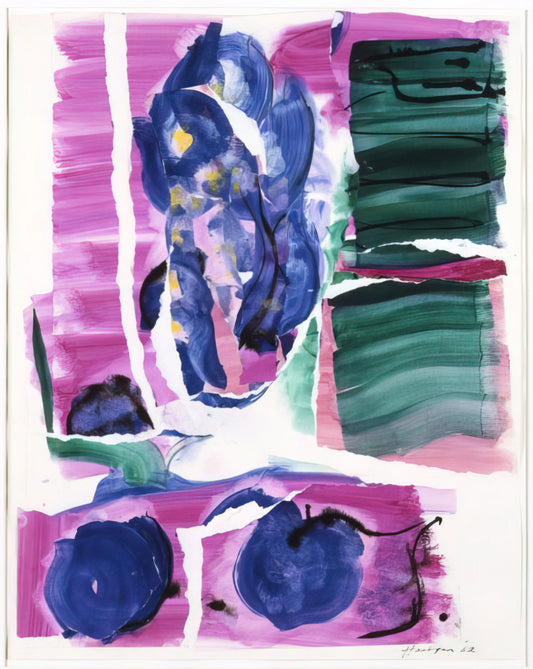 Grace Hartigan Framed Art Print: A Collector's Guide to Abstract Expressionism - VARIATIONS I ON CLARKS COVE 1962 by Grace Hartigan
