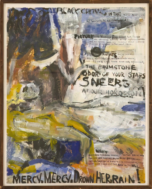 Grace Hartigan Images: Exploring the Bold Vision of an Abstract Expressionist Pioneer - THE ORANGES NO 1 BLACK CROWS 1949 by Grace Hartigan