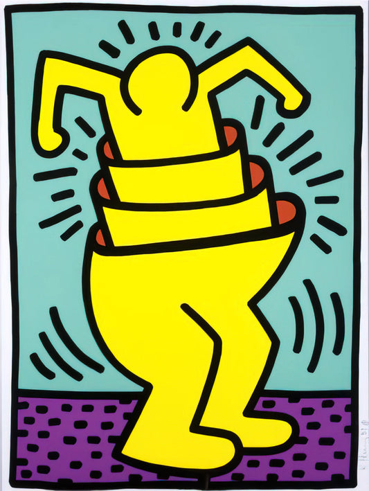 Grateful Dead Keith Haring: The Iconic 1987 Poster That Merged Music and Art - UNTITLED 1989 by Keith Haring