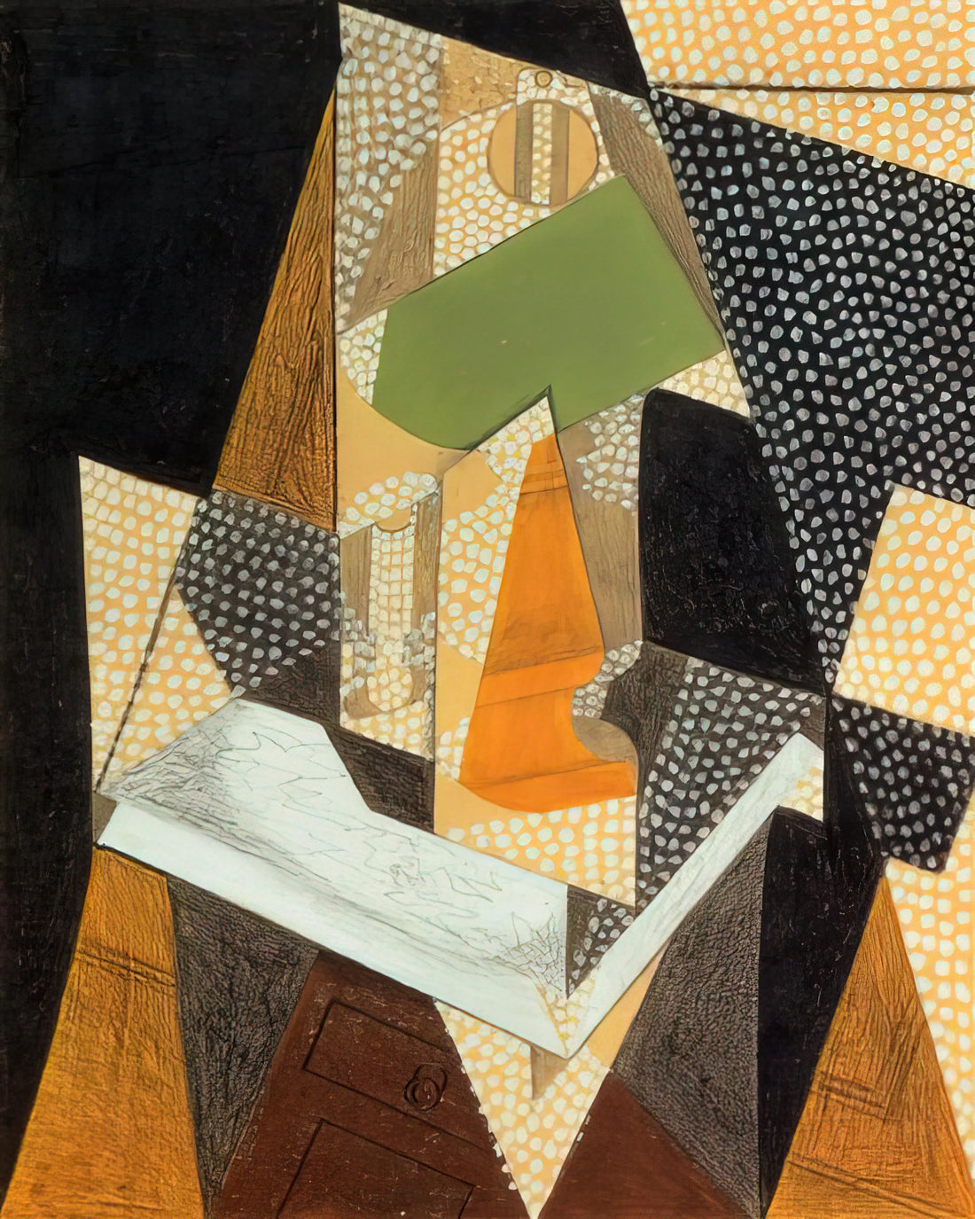Gris Art Print: The Cubist Master's Legacy in Modern Reproduction - LAMP 1916 by Juan Gris