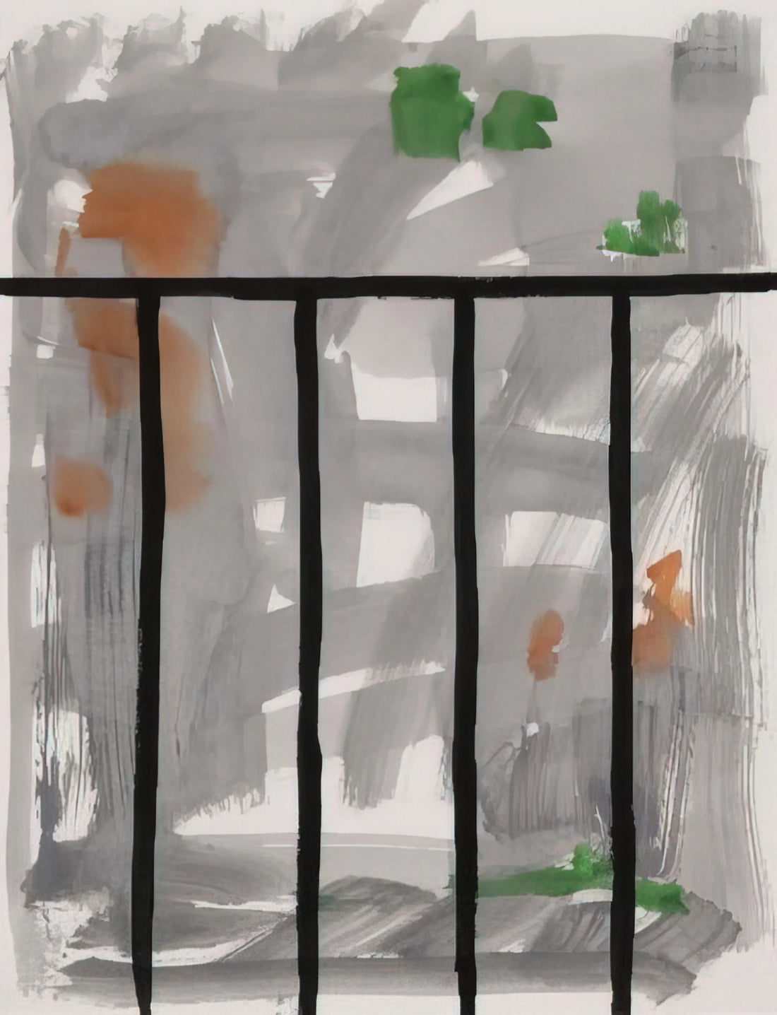 Günther Förg 1952-2013: The German Master of Minimalism and Color Field Painting - Untitled - 2000 by Gunther Forg