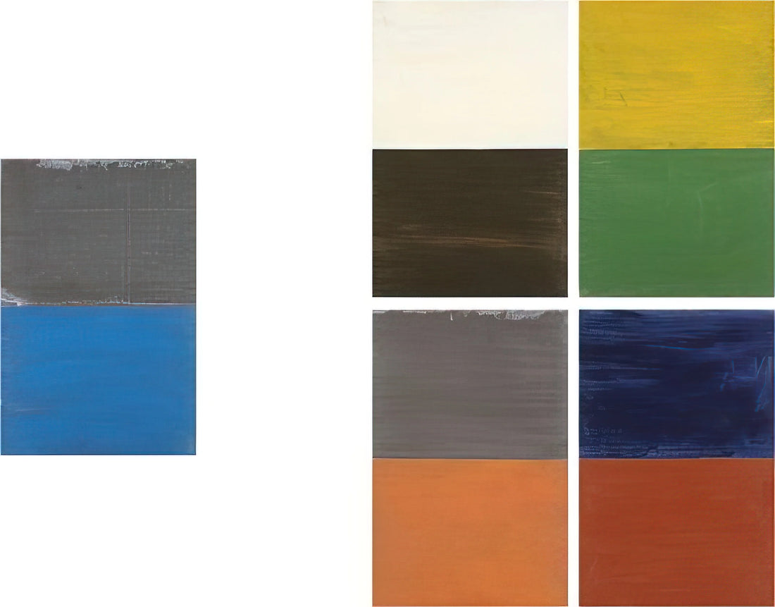 Günther Förg Prints: A Guide to the Abstract Master's Graphic Legacy - Untitled in 5 parts - 1987 by Gunther Forg