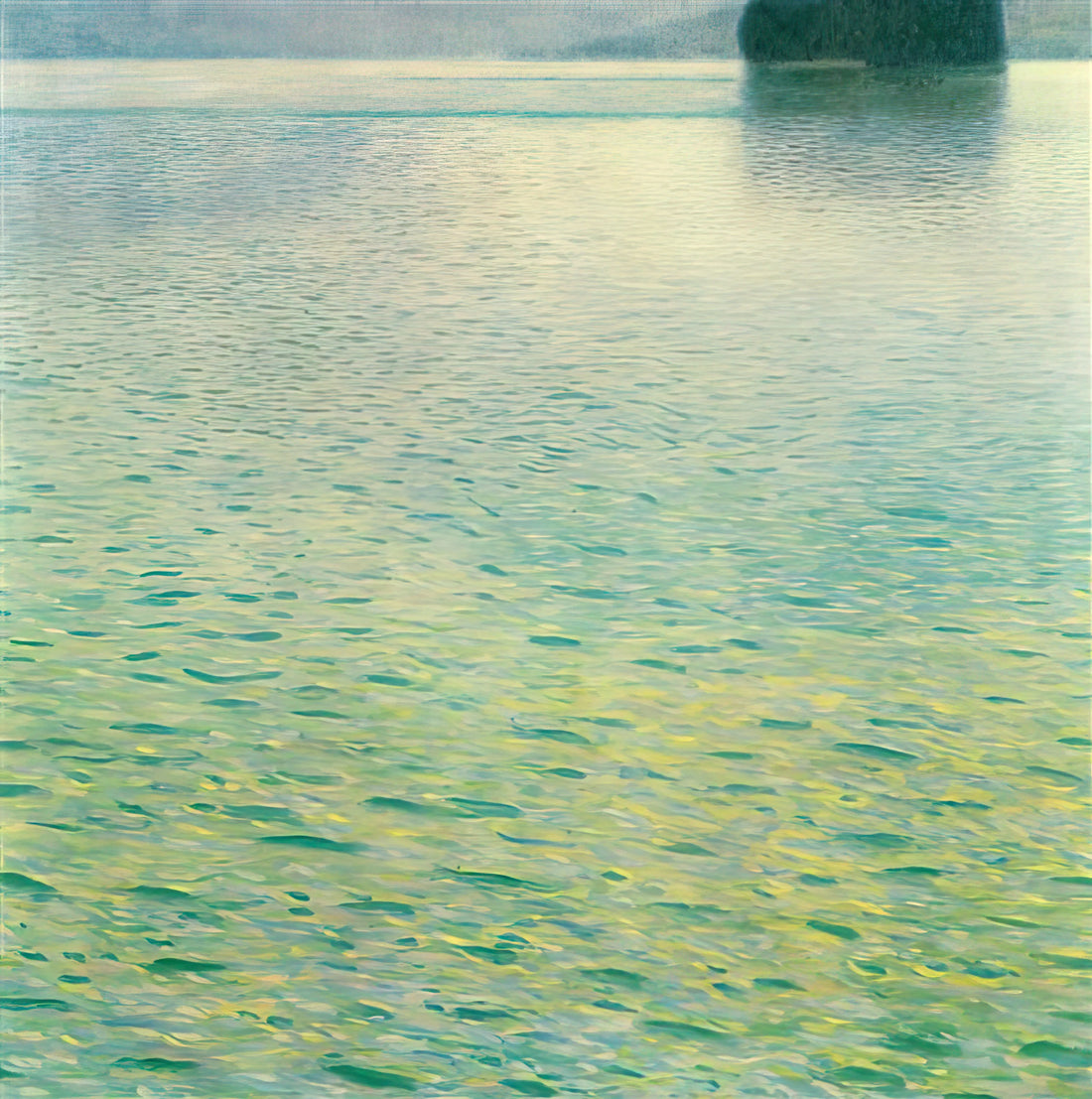Gustav Klimt and Anna Klimt: The Artistic Legacy of Vienna's Golden Age - ISLAND IN THE ATTERSEE by Gustav Klimt